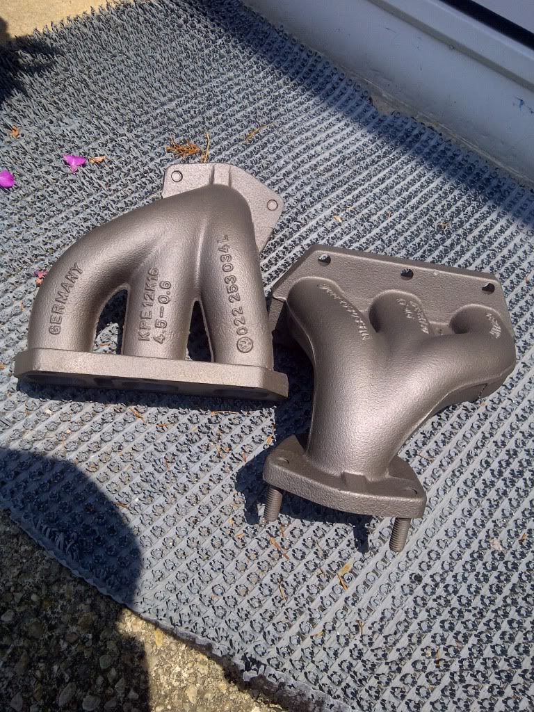 Ported Exhaust manifolds + Techtonics Tuning Downpipe VW Vortex